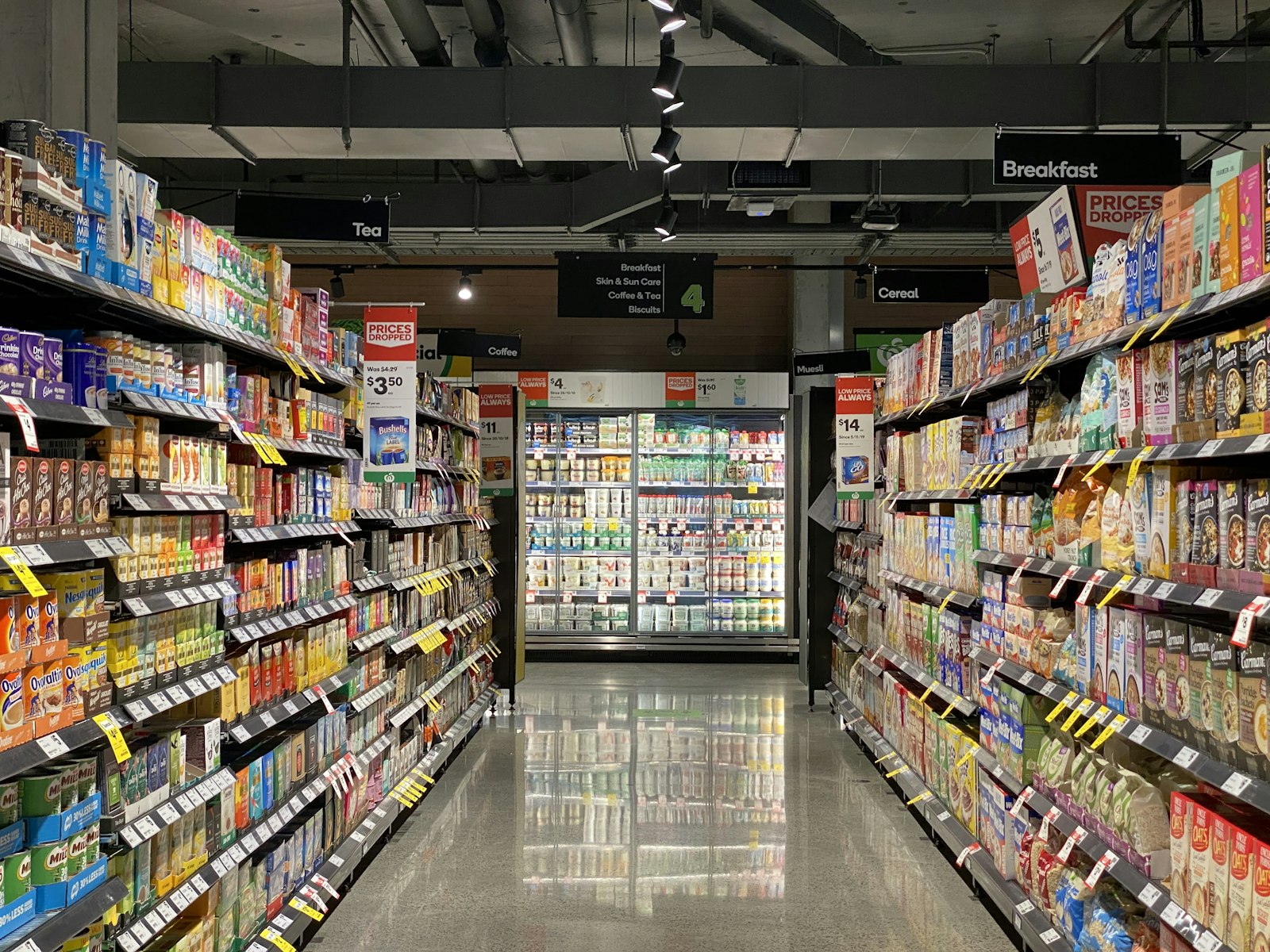 Grocery and pantry aisle
